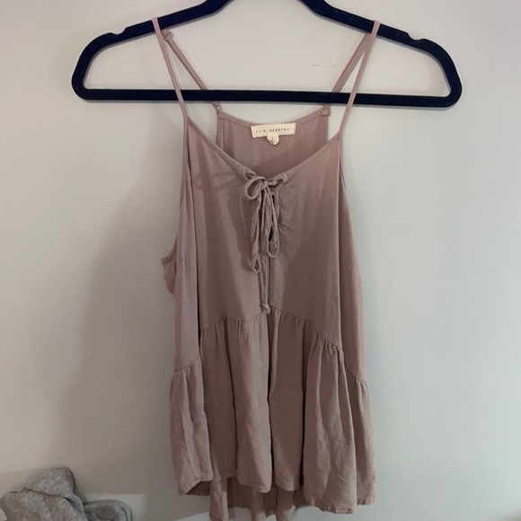 Sweet Light Pink Tank top in Size: SMALL. L.A. <3s - Picture 1 of 4